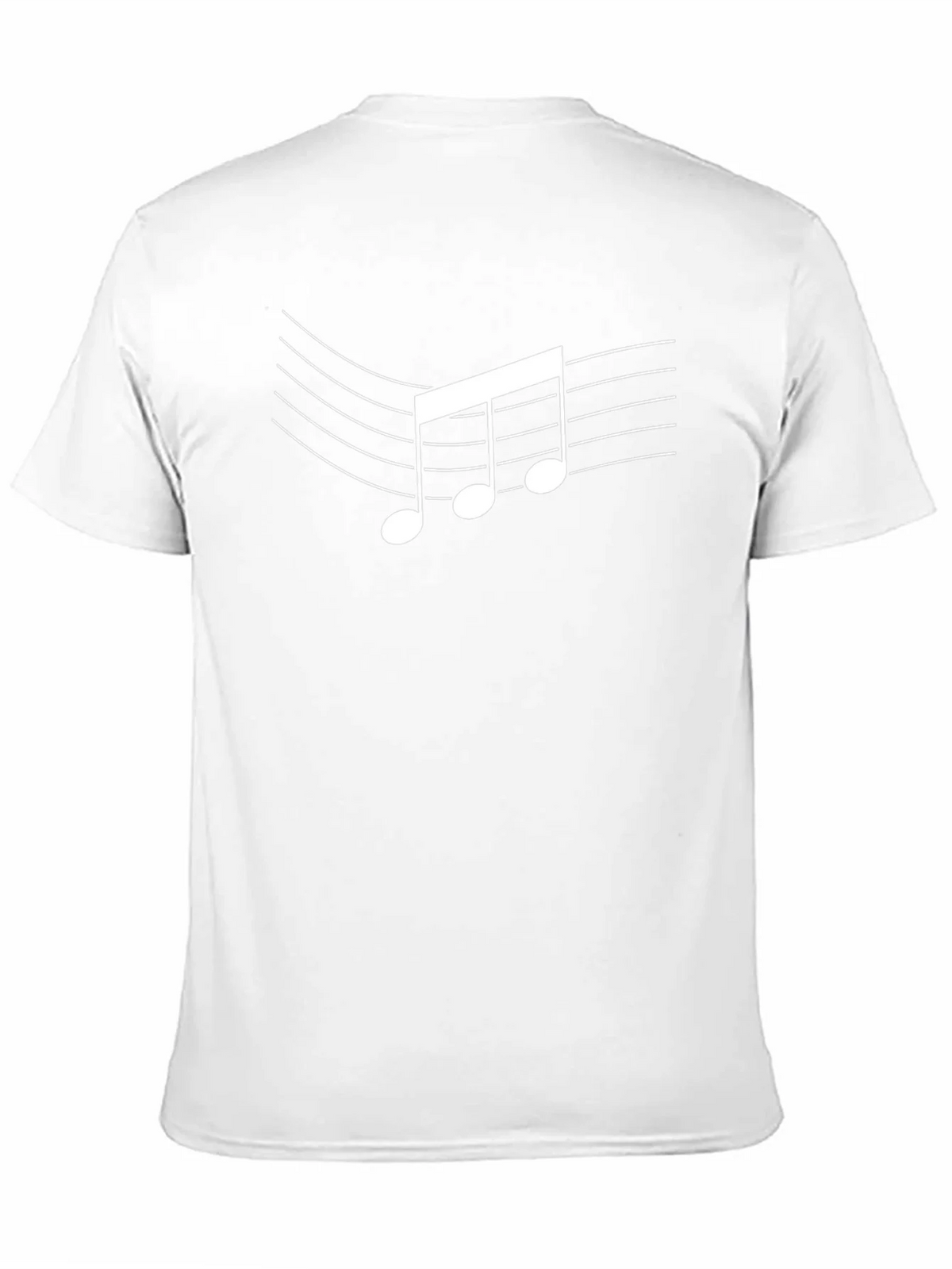Music Note Graphic Black T-Shirt - Casual Style product image 10