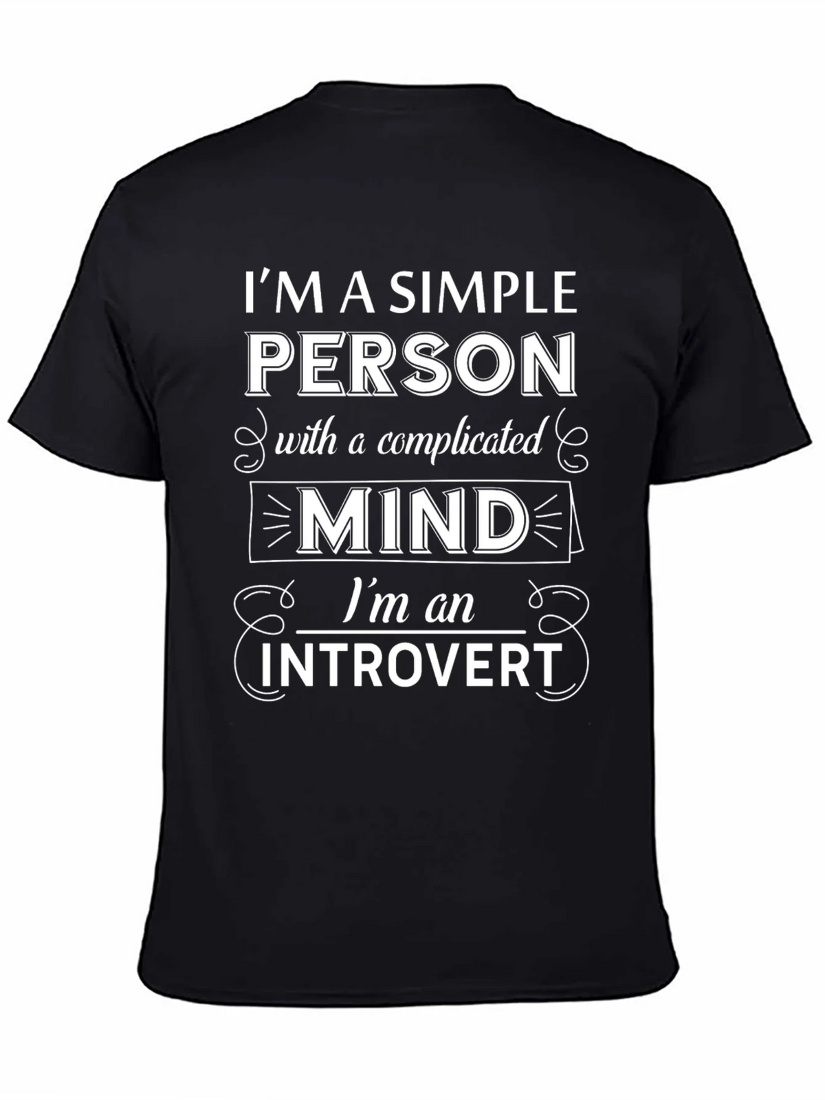 Introvert Mind T-Shirt - Simple Person Complicated product image 4