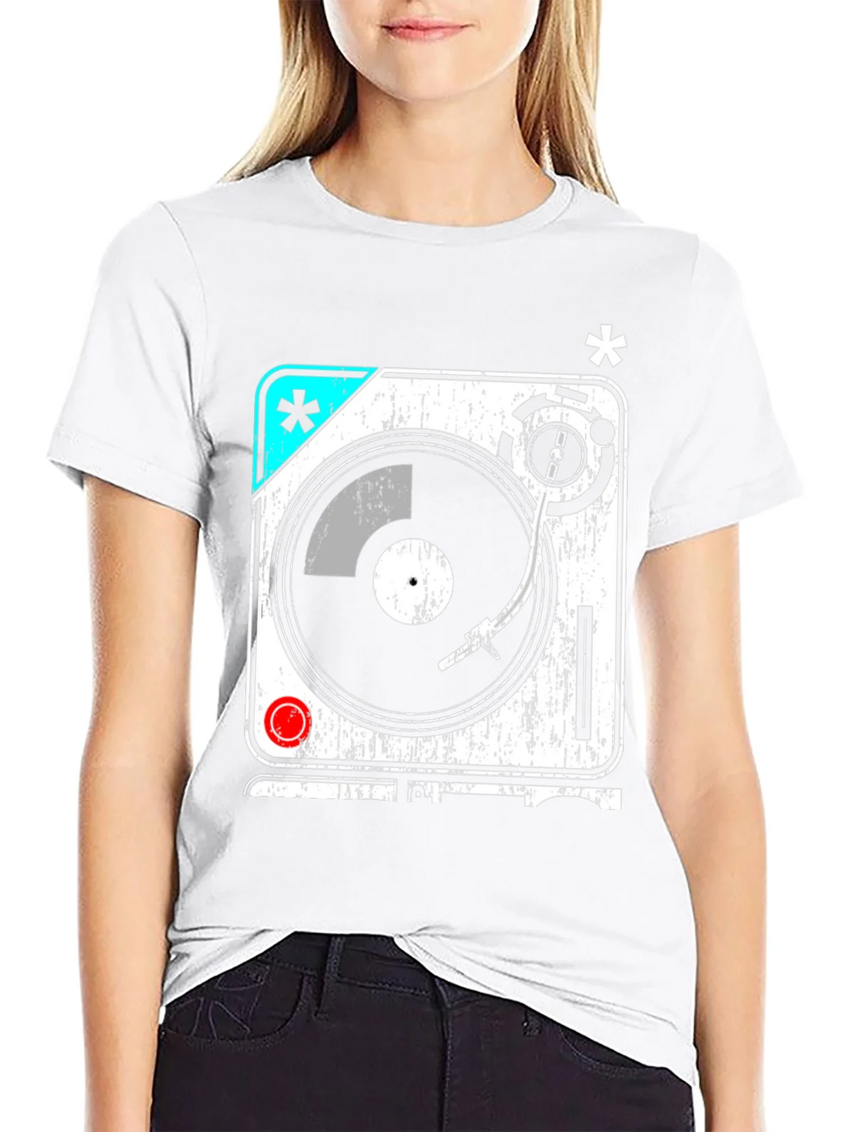 Retro Turntable Graphic T-Shirt - DJ Music Lover Tee product image 7