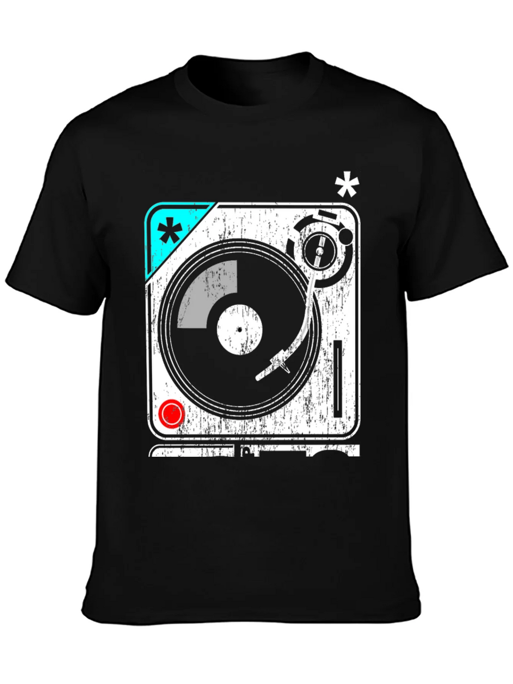 Retro Turntable Graphic T-Shirt - DJ Music Lover Tee product image 3