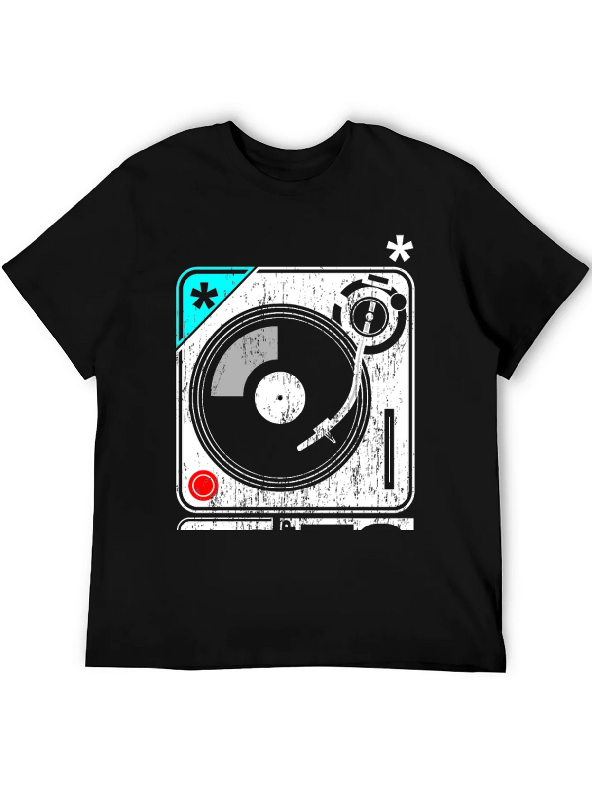 Retro Turntable Graphic T-Shirt - DJ Music Lover Tee product image 4