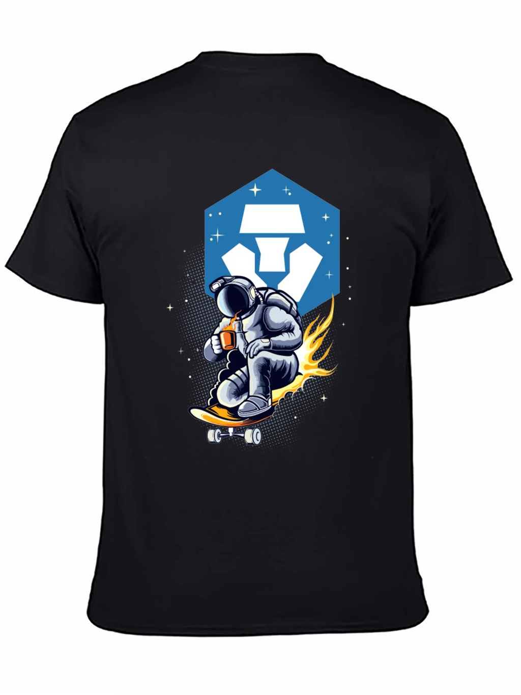 Astronaut Skateboard T-Shirt product image 3
