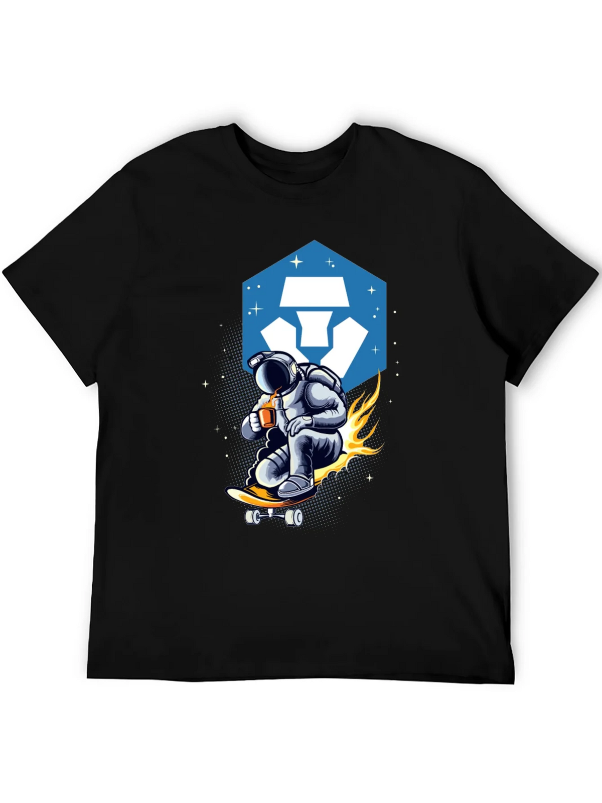 Astronaut Skateboard T-Shirt product image 4