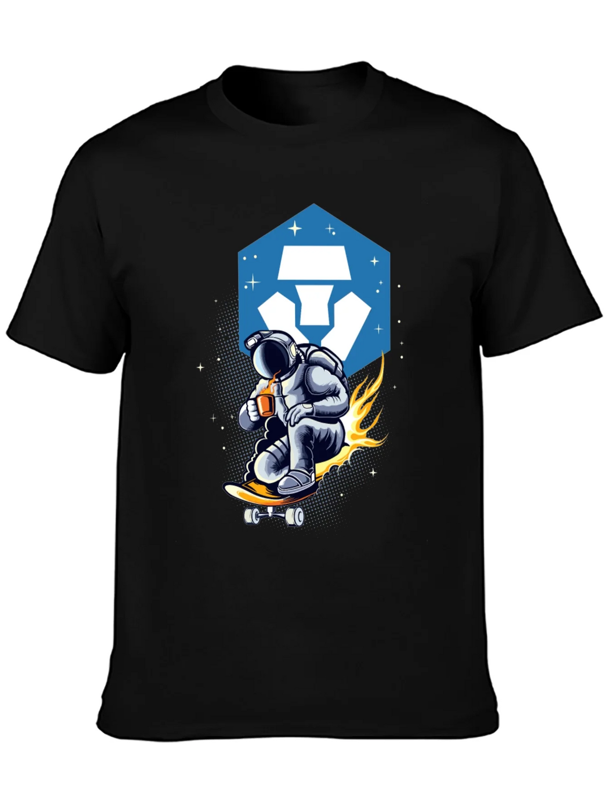 Astronaut Skateboard T-Shirt product image 2