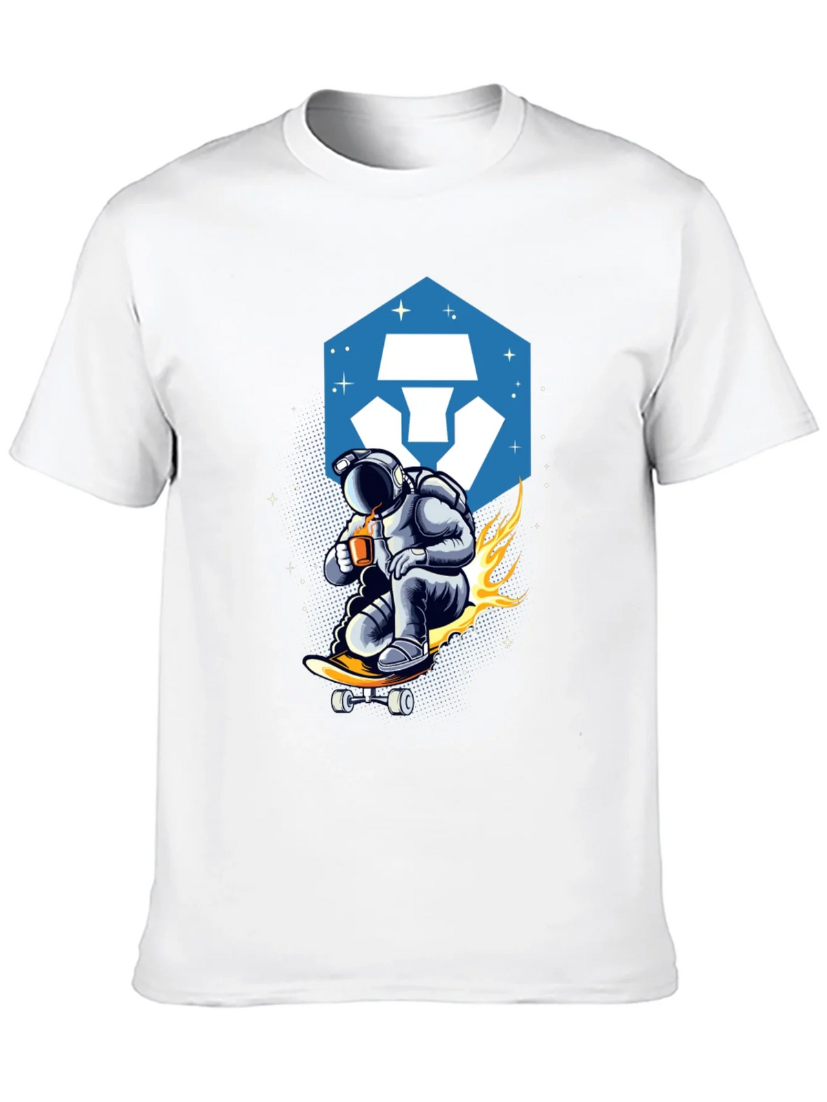 Astronaut Skateboard T-Shirt product image 7