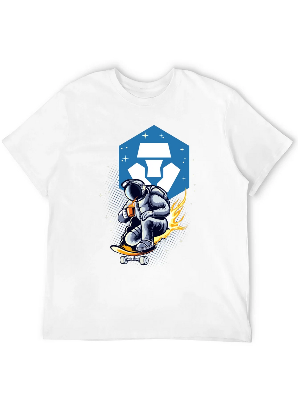 Astronaut Skateboard T-Shirt product image 9
