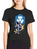 Astronaut Skateboard T-Shirt product image 1