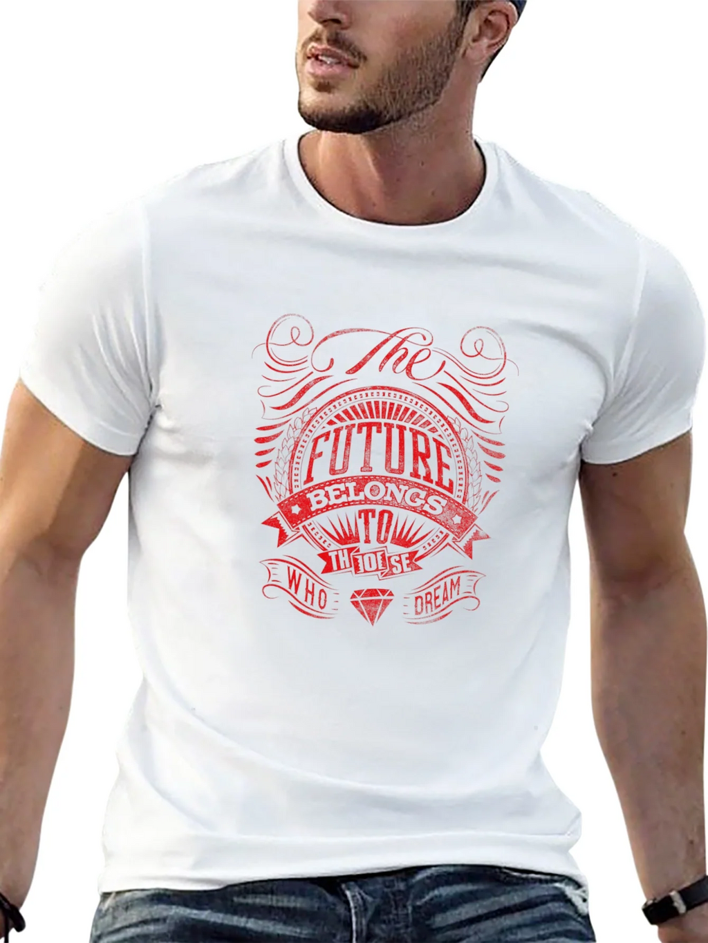 The Future Belongs To Those Who Dream Black T-Shirt product image 12