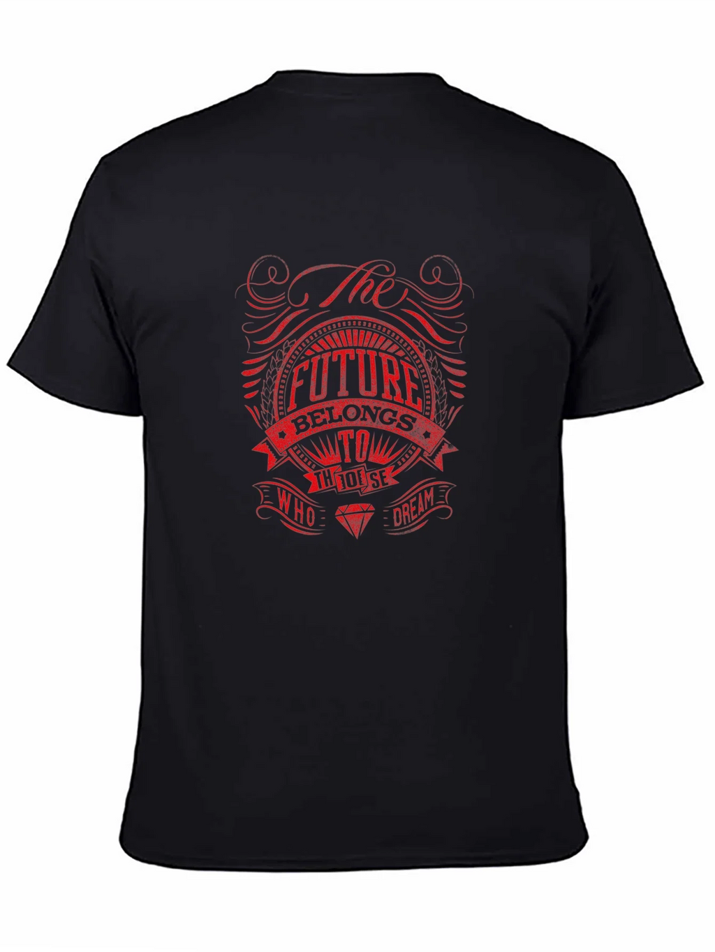 The Future Belongs To Those Who Dream Black T-Shirt product image 4