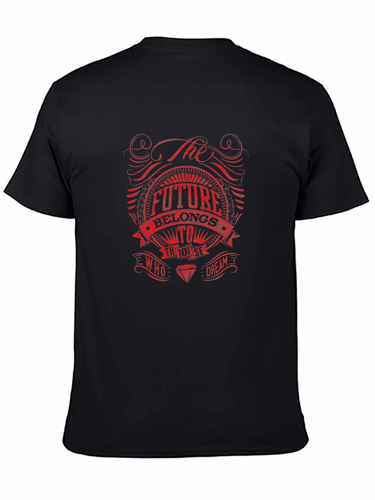 The Future Belongs To Those Who Dream Black T-Shirt product image 4