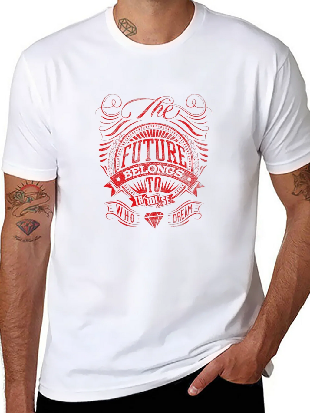The Future Belongs To Those Who Dream Black T-Shirt product image 7