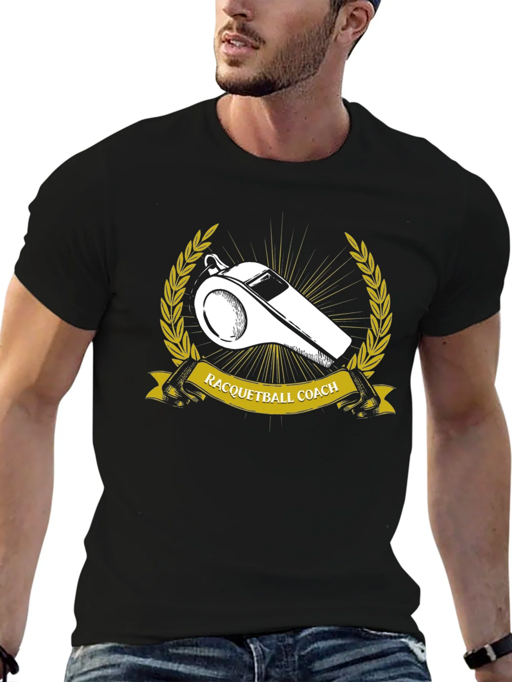 Racquetball Coach Whistle T-Shirt product image 6