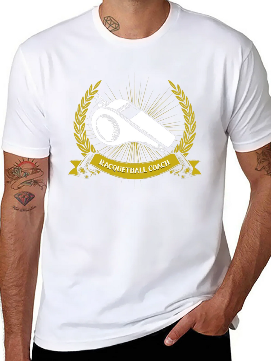 Racquetball Coach Whistle T-Shirt product image 7