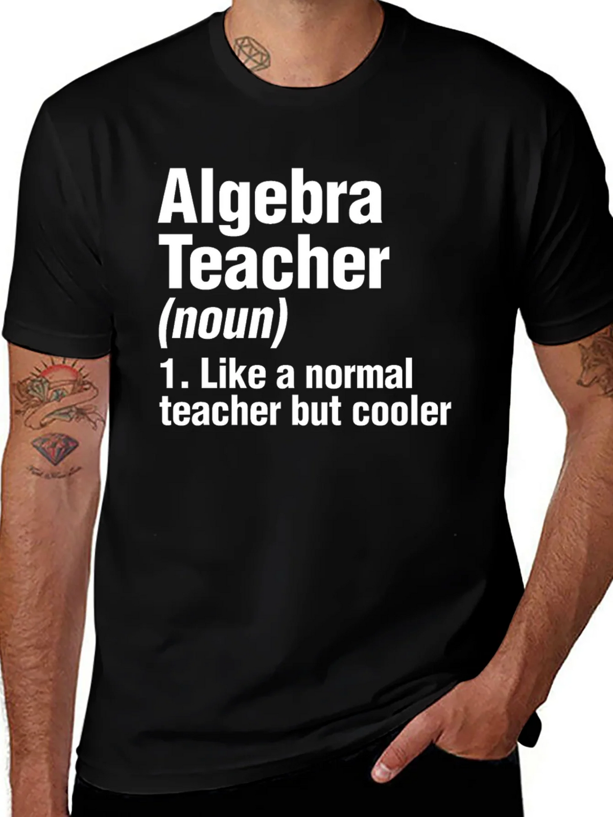 Algebra Teacher Funny Definition T-Shirt product image 1