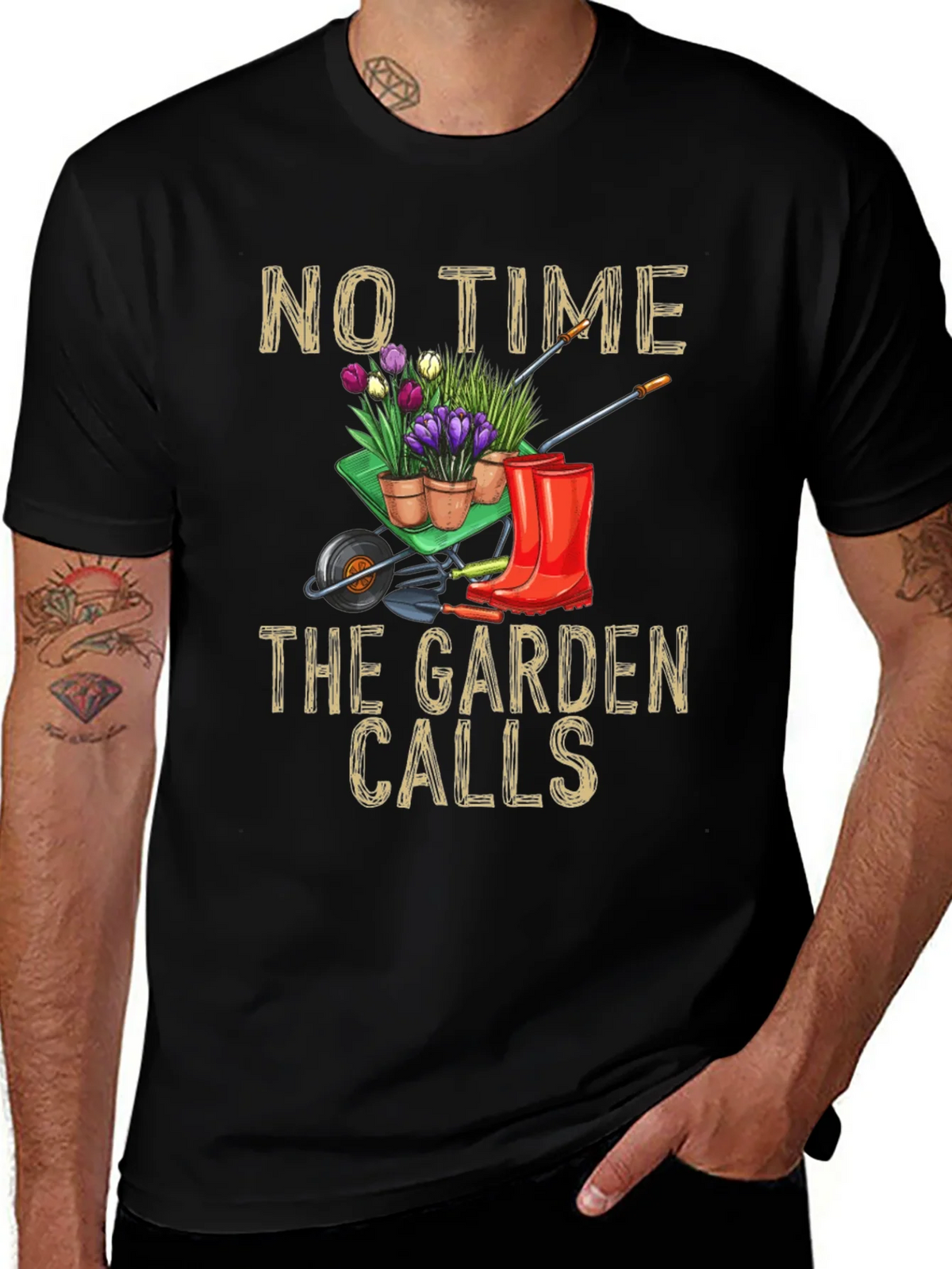Gardening T-Shirt: No Time The Garden Calls product image 1