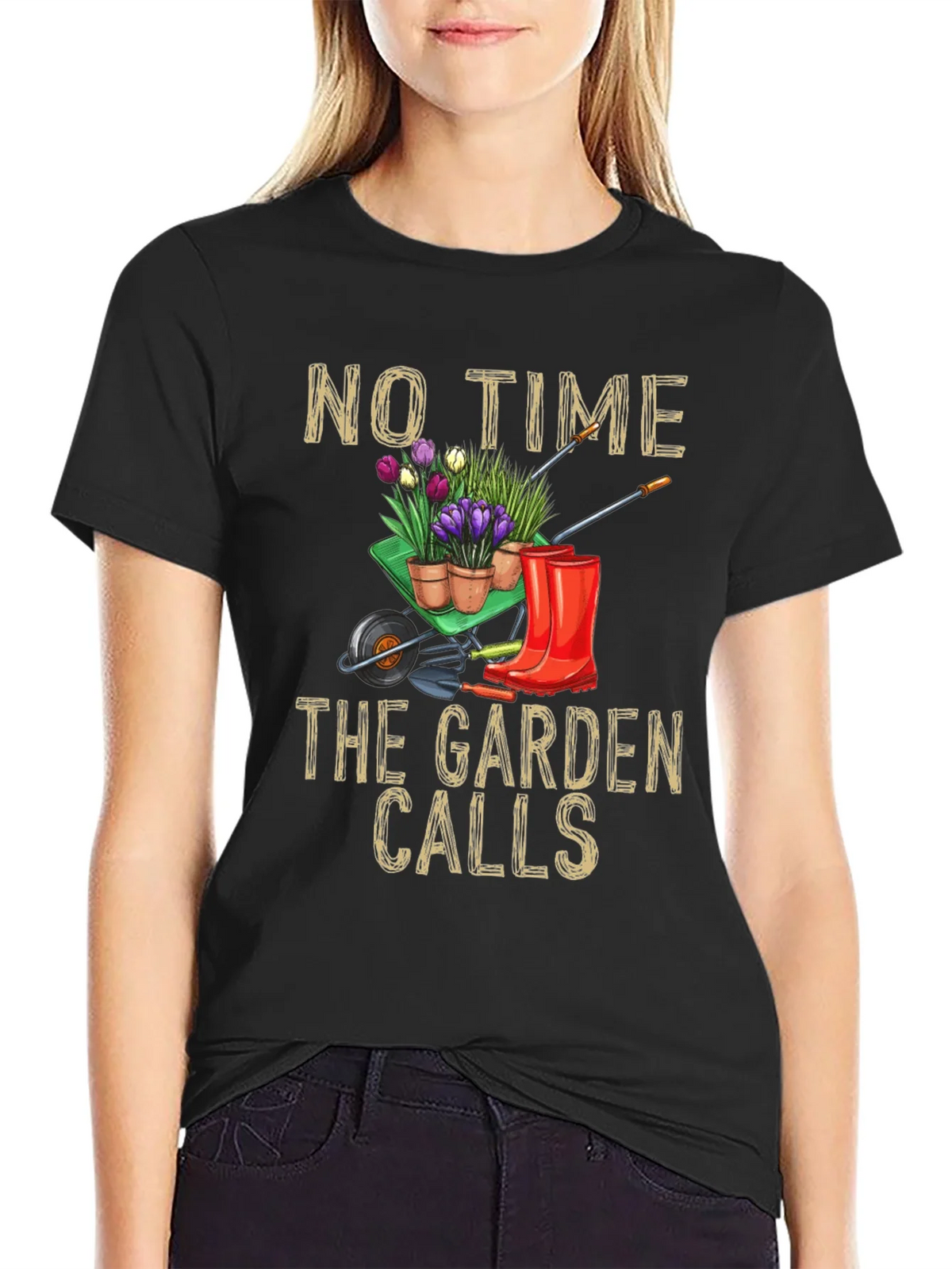 Gardening T-Shirt: No Time The Garden Calls product image 2