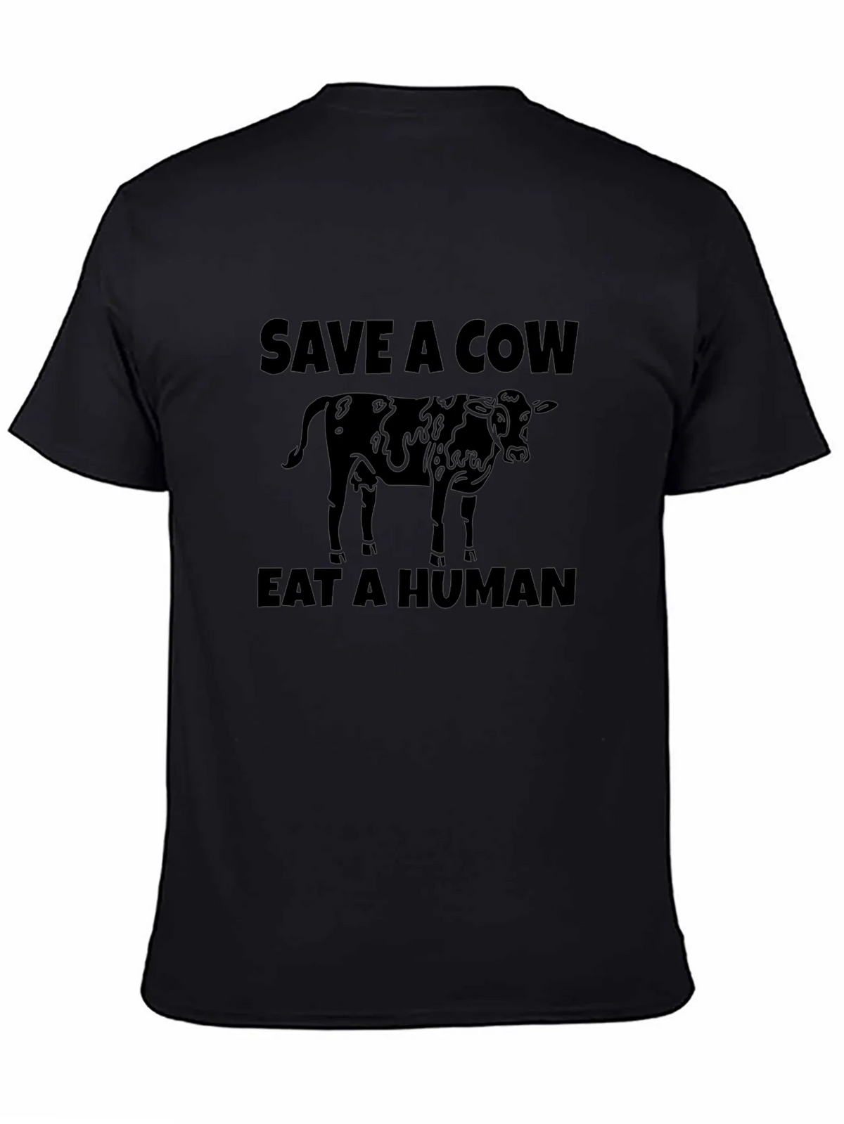 Save A Cow Eat A Human Graphic T-Shirt product image 4