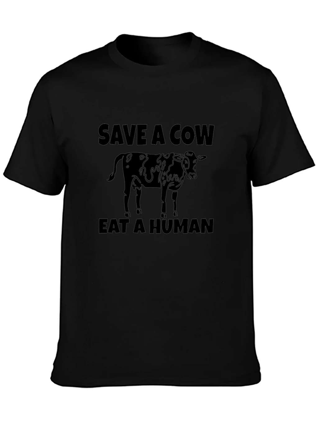 Save A Cow Eat A Human Graphic T-Shirt product image 3