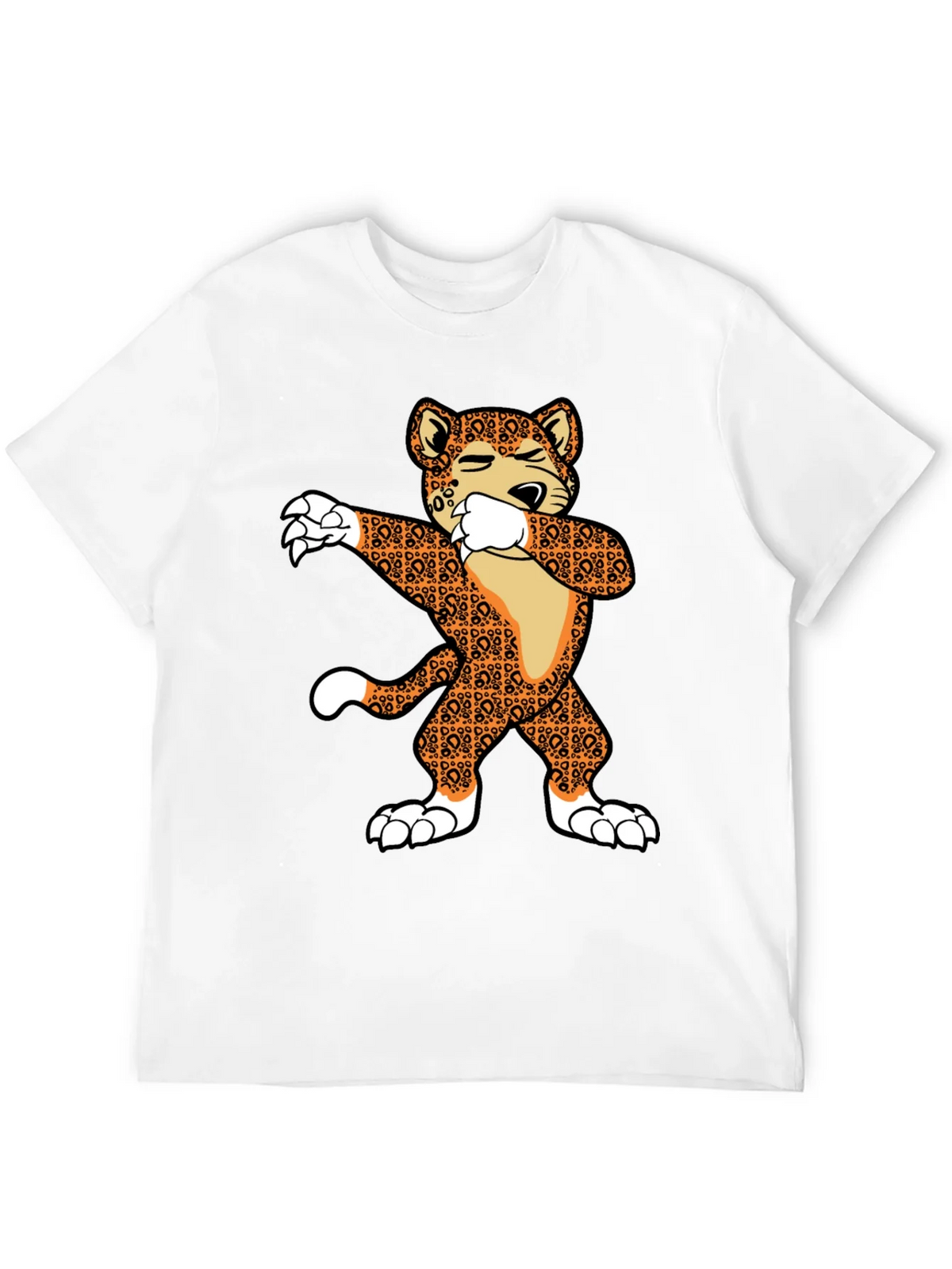 Dabbing Leopard Graphic T-Shirt product image 10