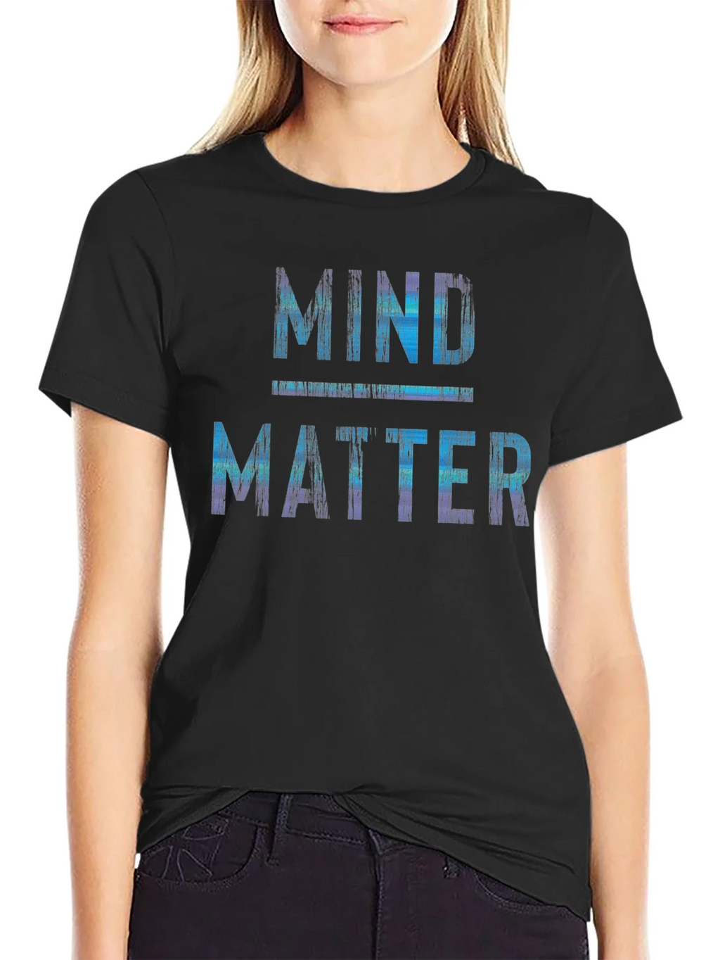 Mind Over Matter Graphic Print Crew Neck T-Shirt product image 2