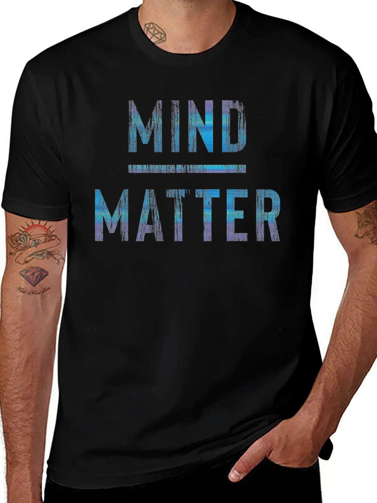 Mind Over Matter Graphic Print Crew Neck T-Shirt product image 1