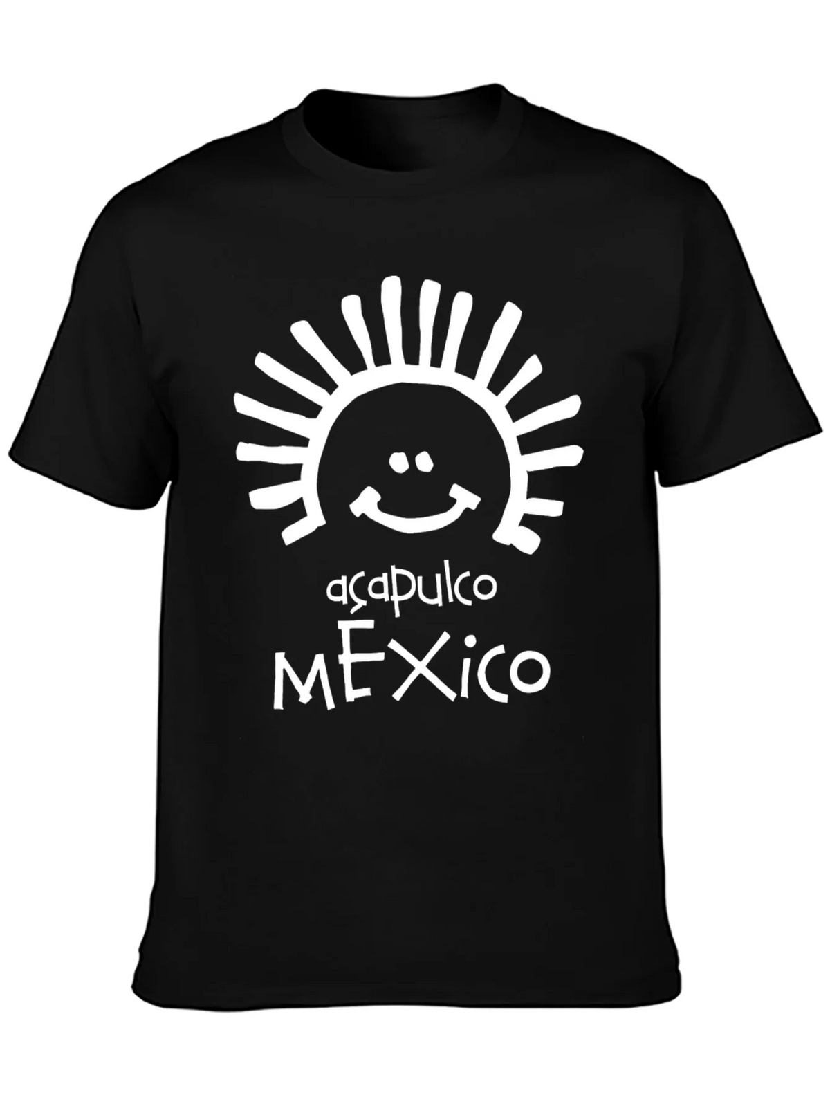 Acapulco Mexico Graphic Tee - Black product image 3