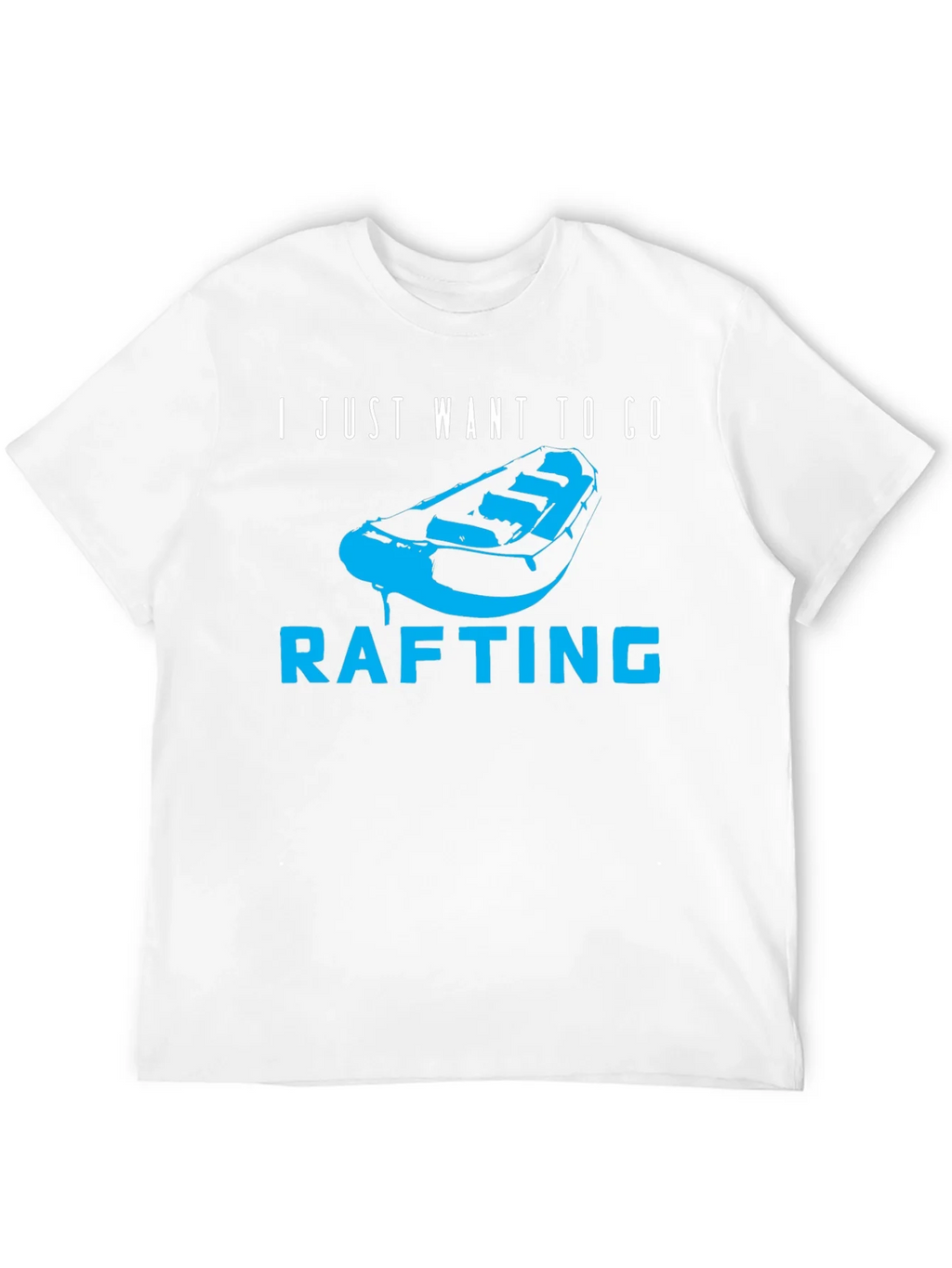 Rafting T-Shirt - I Just Want to Go - Black product image 10