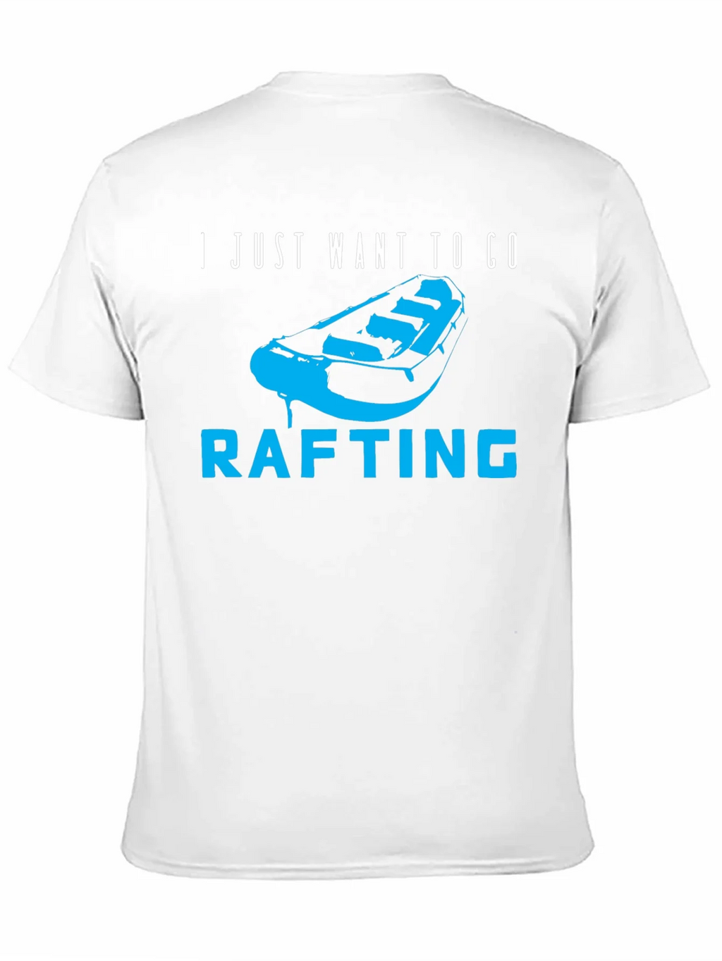 Rafting T-Shirt - I Just Want to Go - Black product image 9