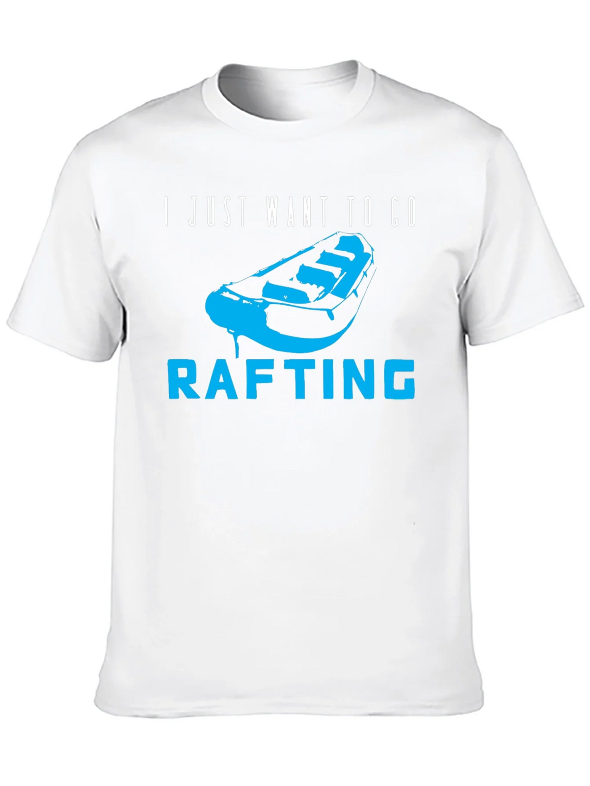 Rafting T-Shirt - I Just Want to Go - Black product image 8