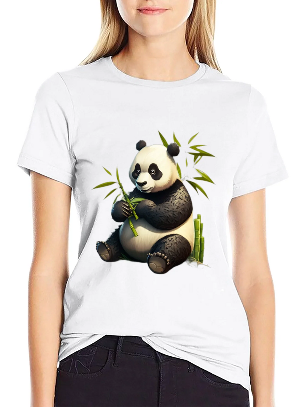 Panda Bamboo T-Shirt - Cute & Comfy Cotton Tee product image 8