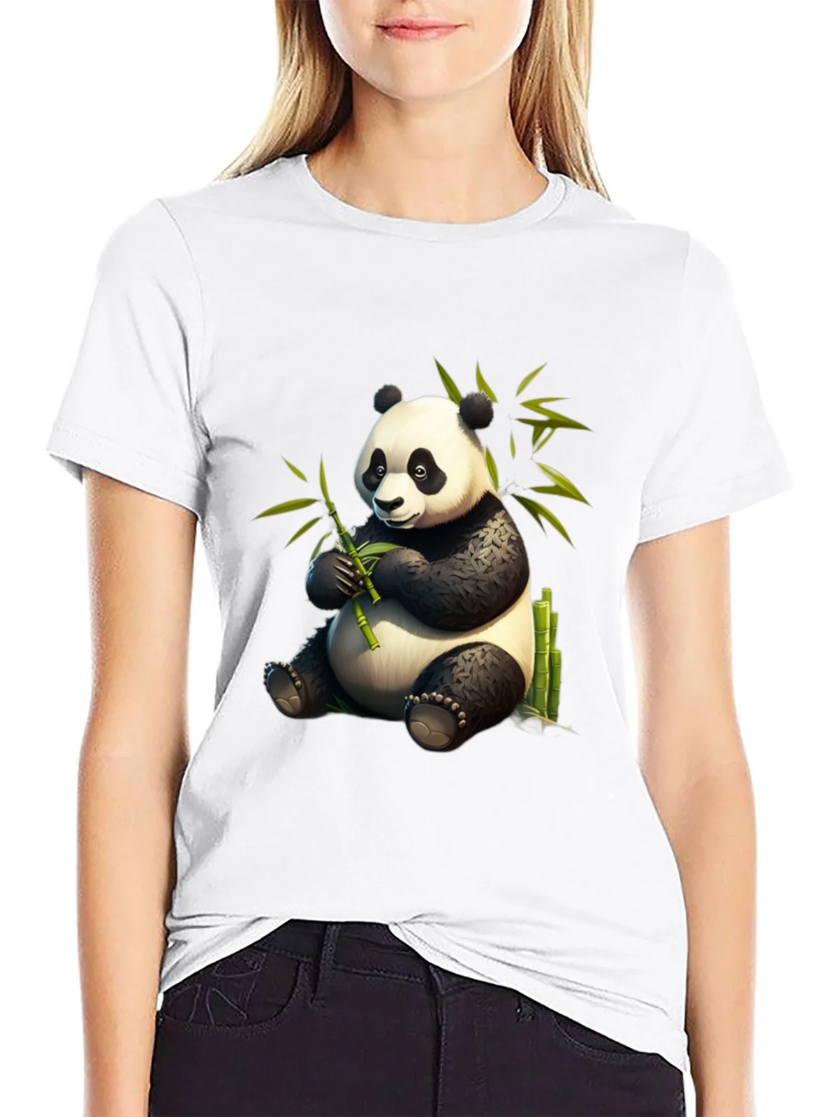 Panda Bamboo T-Shirt - Cute & Comfy Cotton Tee product image 8