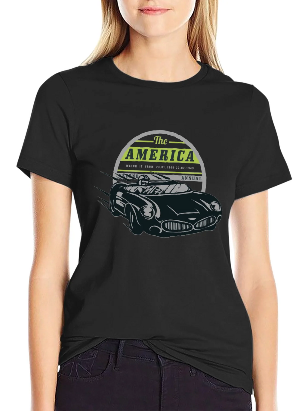 Vintage America Car T-Shirt product image 2