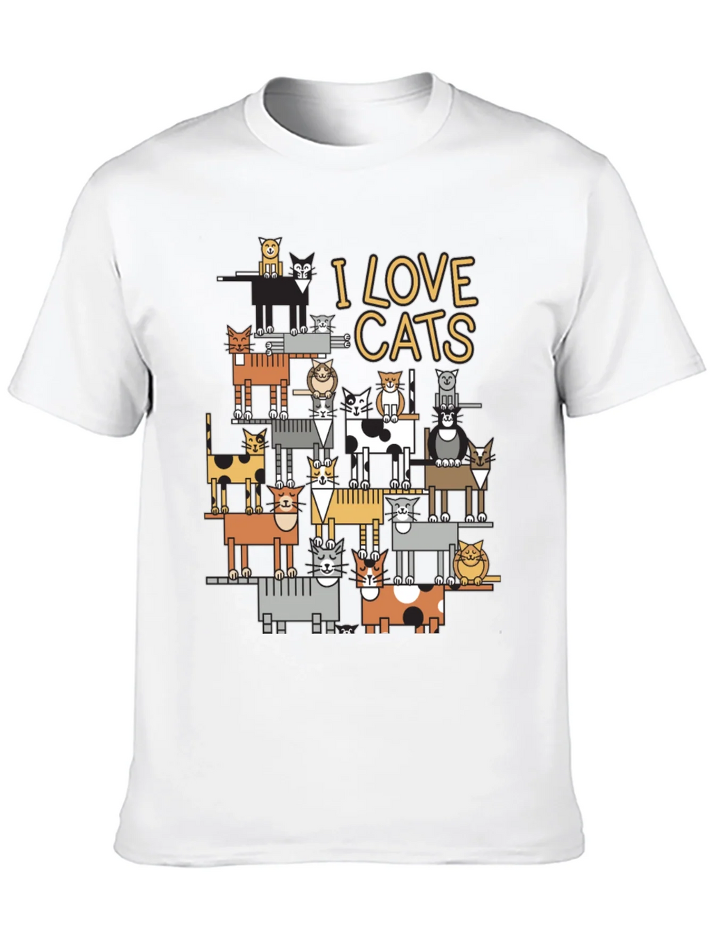 I Love Cats T-Shirt | Funny Cat Lover Tee product image 5