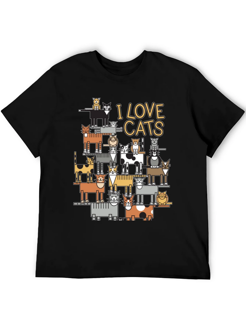 I Love Cats T-Shirt | Funny Cat Lover Tee product image 2