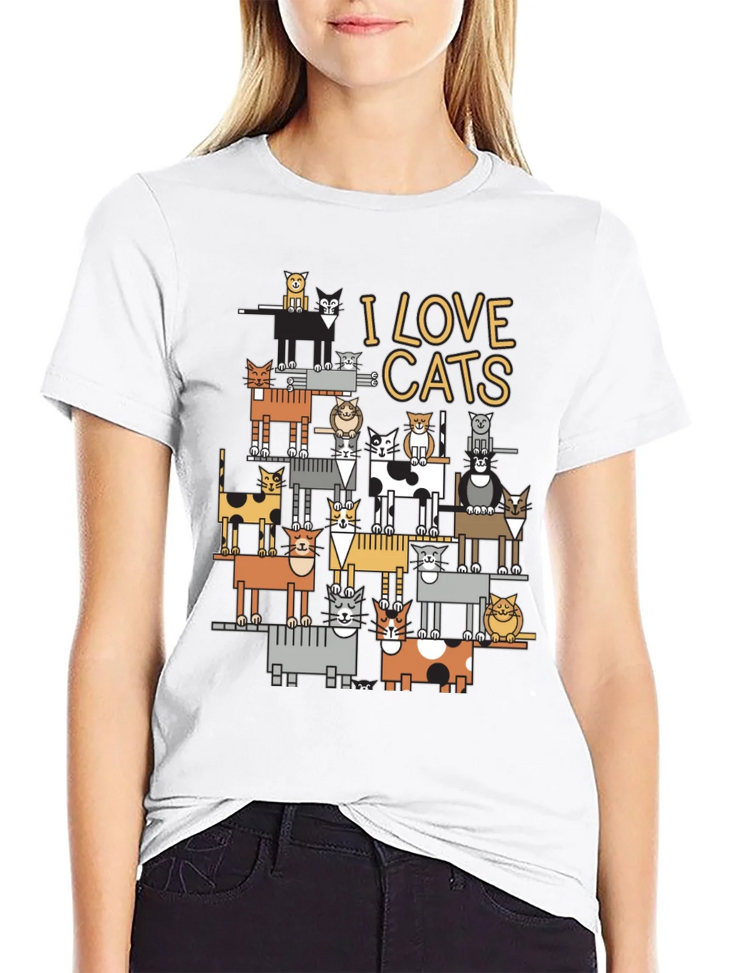 I Love Cats T-Shirt | Funny Cat Lover Tee product image 4