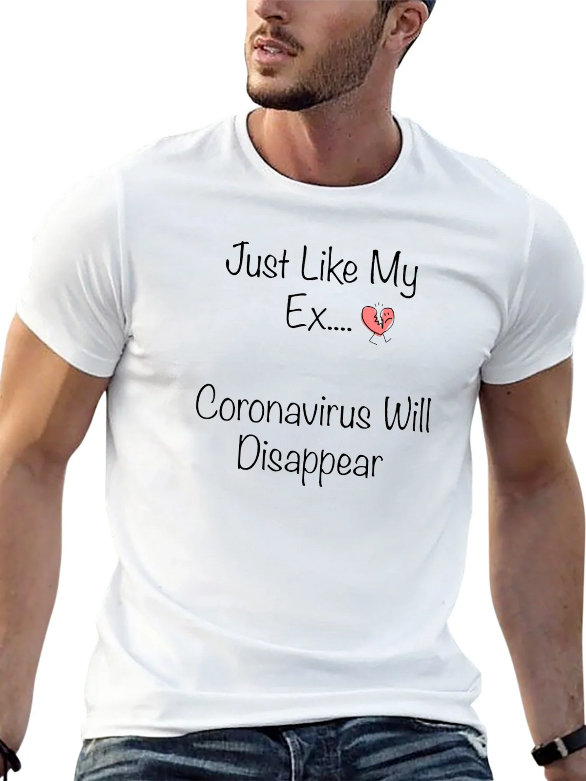 Humorous Coronavirus/Ex Disappearing T-Shirt product image 12
