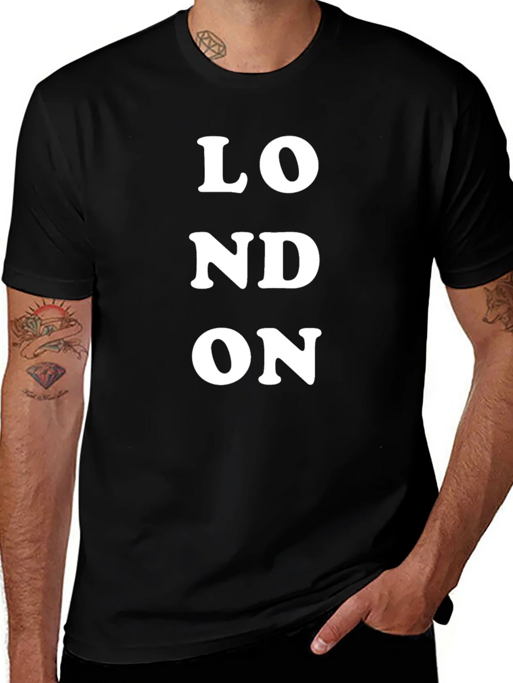 London Graphic Print Black T-Shirt product image 1
