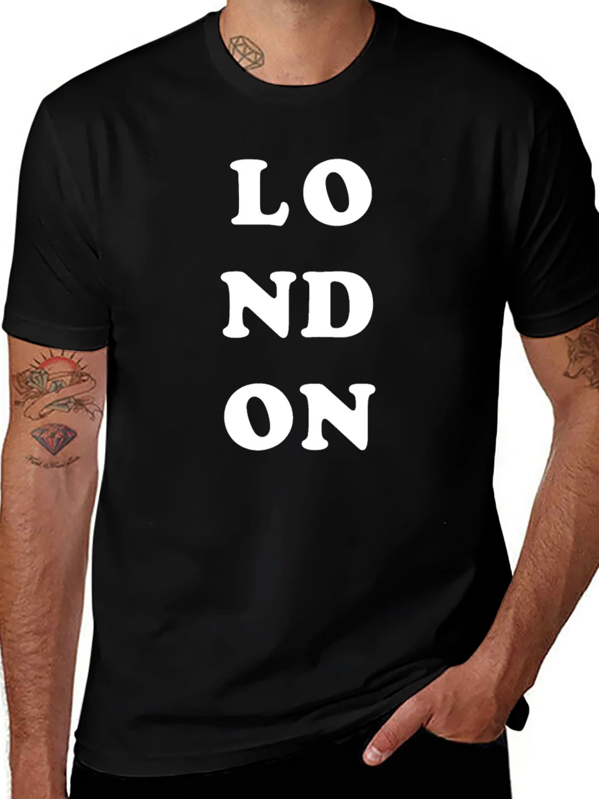 London Graphic Print Black T-Shirt product image 1
