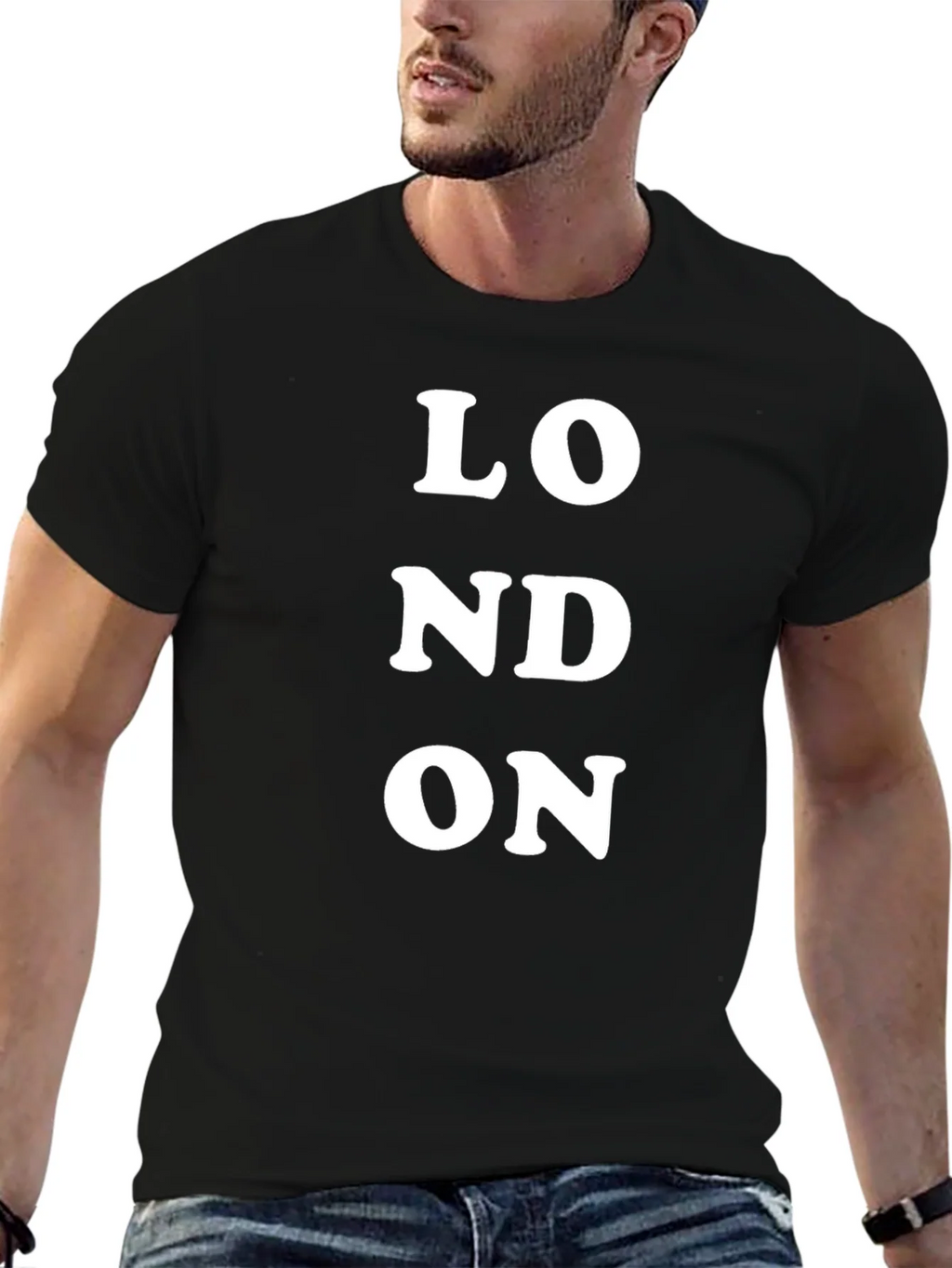 London Graphic Print Black T-Shirt product image 6