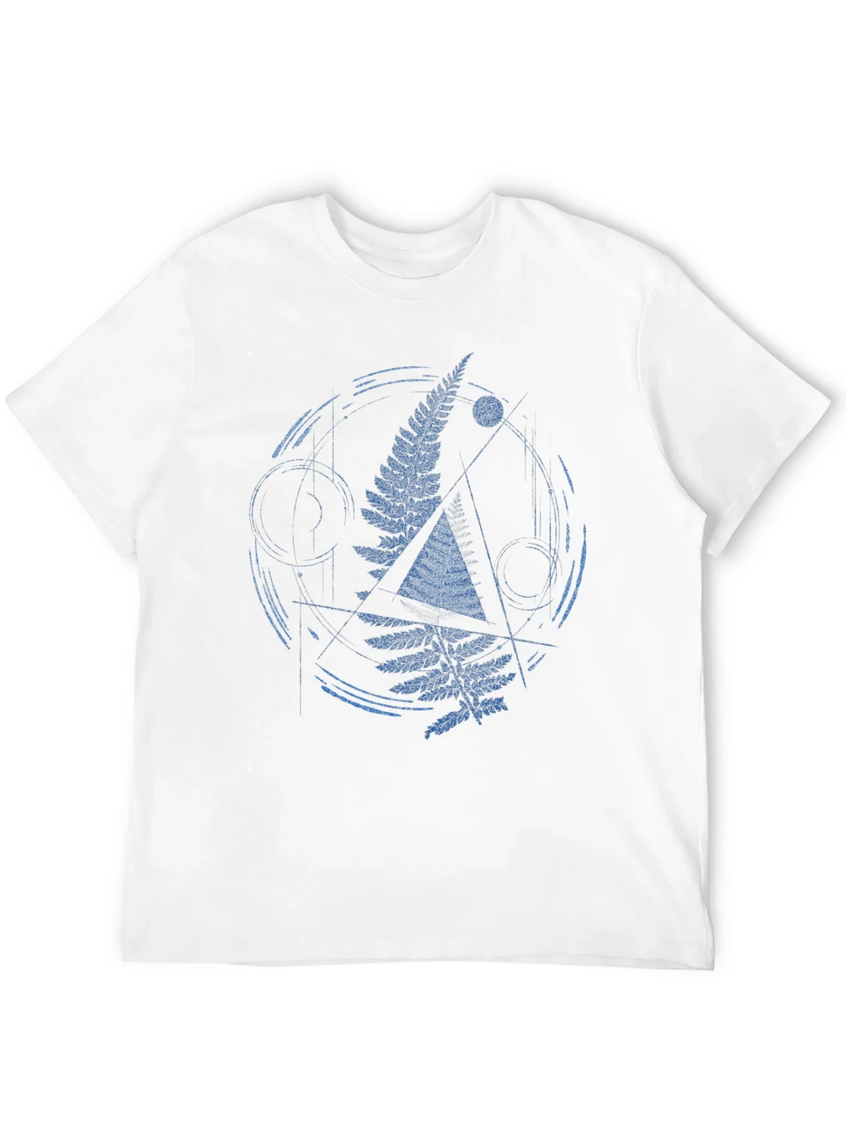 Geometric Fern Graphic Print Mens T-Shirt product image 10