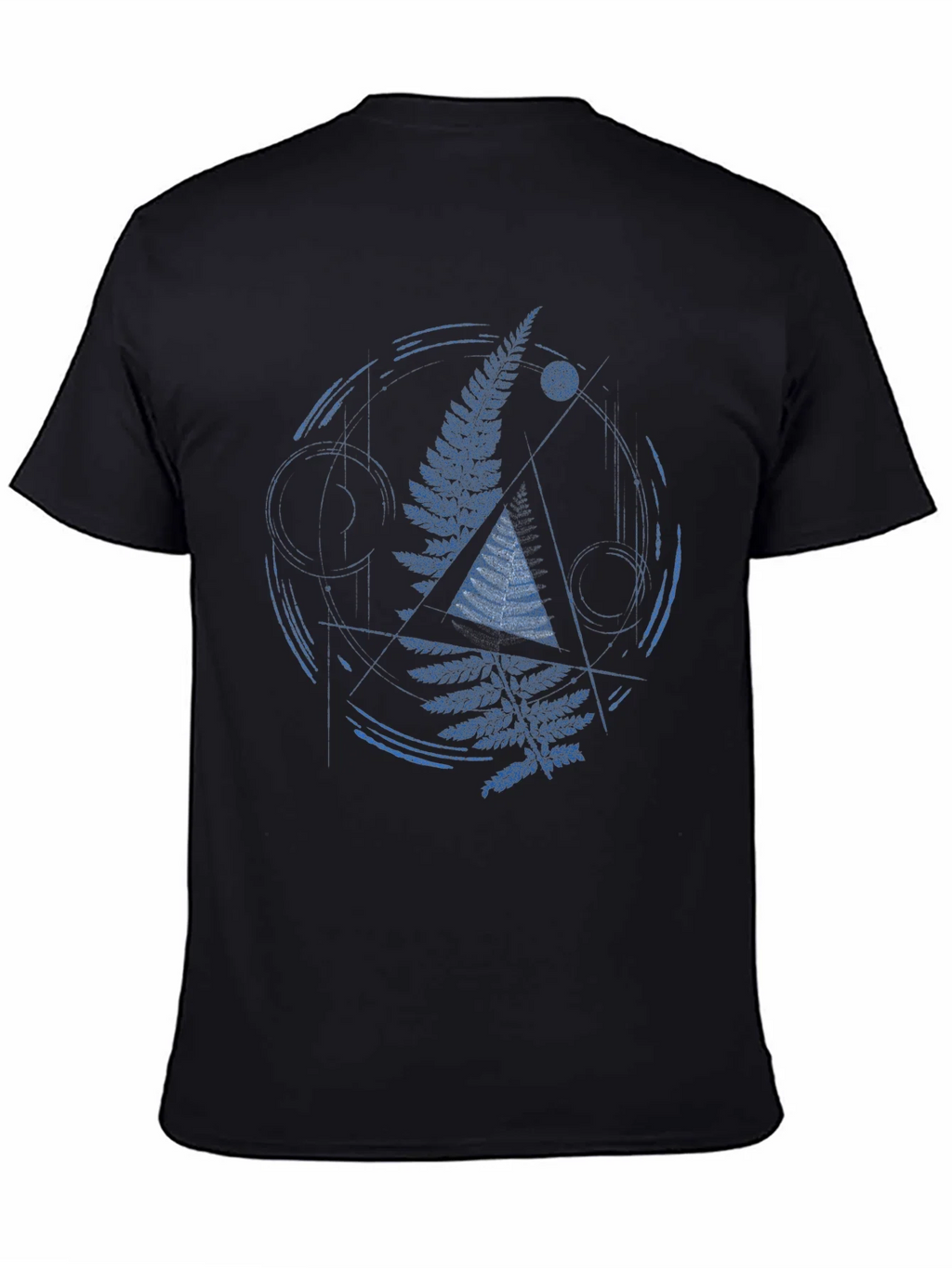 Geometric Fern Graphic Print Mens T-Shirt product image 4
