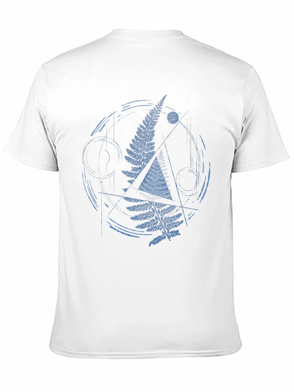 Geometric Fern Graphic Print Mens T-Shirt product image 9