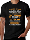 Spoiled Wife Crazy Husband T-Shirt product image 1