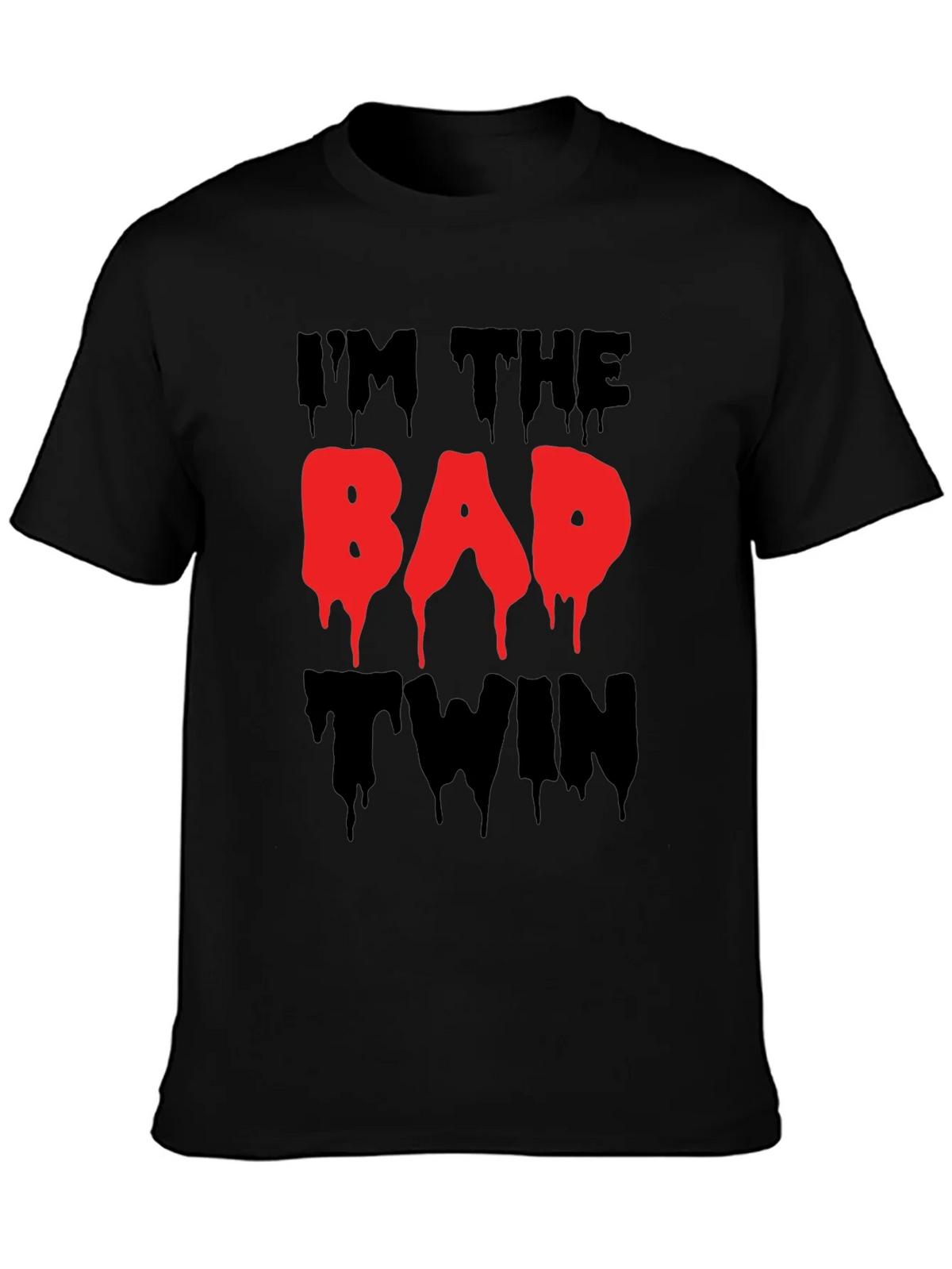 Im The Bad Twin Funny Graphic T-Shirt product image 2