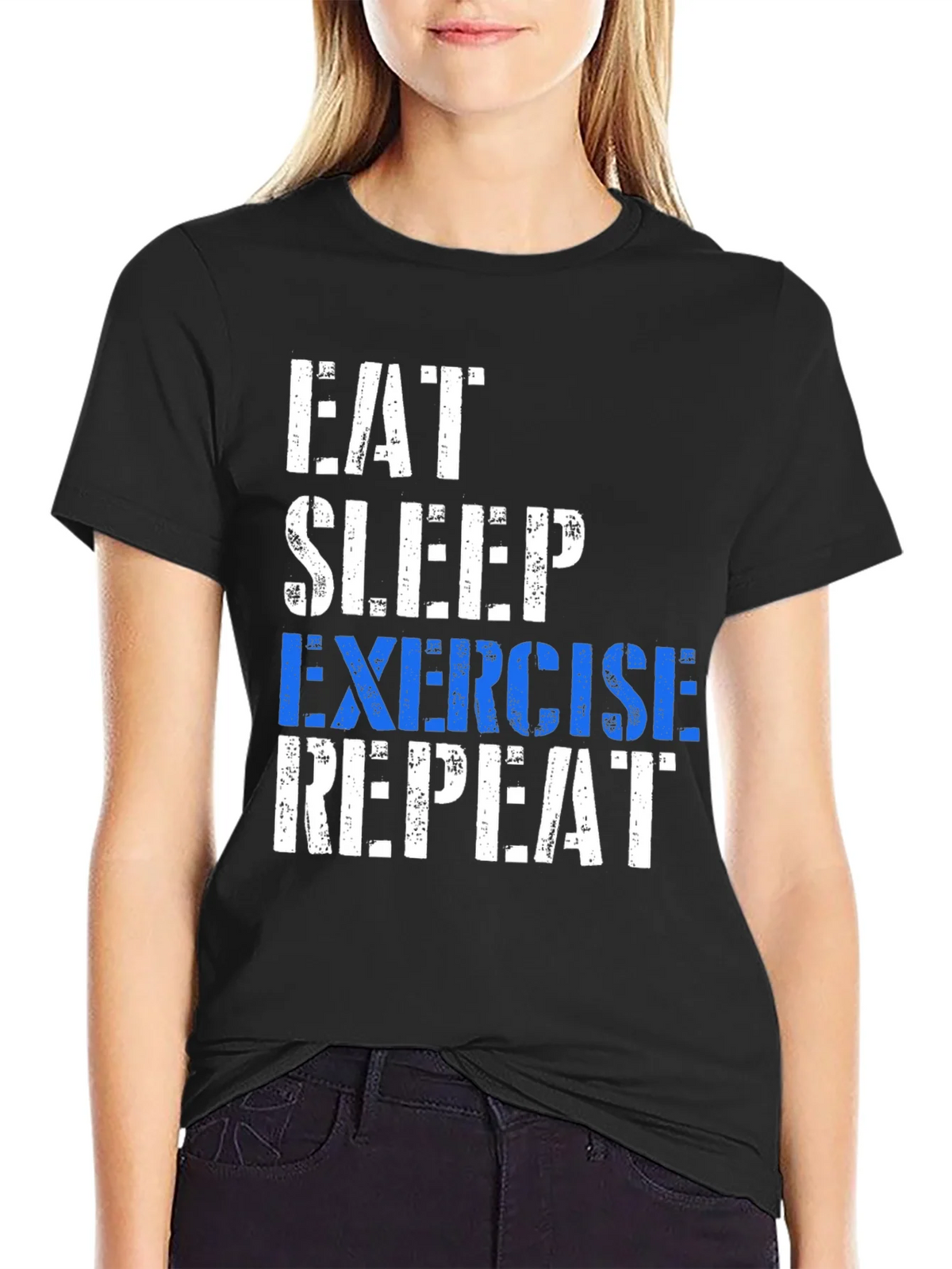 Eat Sleep Exercise Repeat T-Shirt product image 1