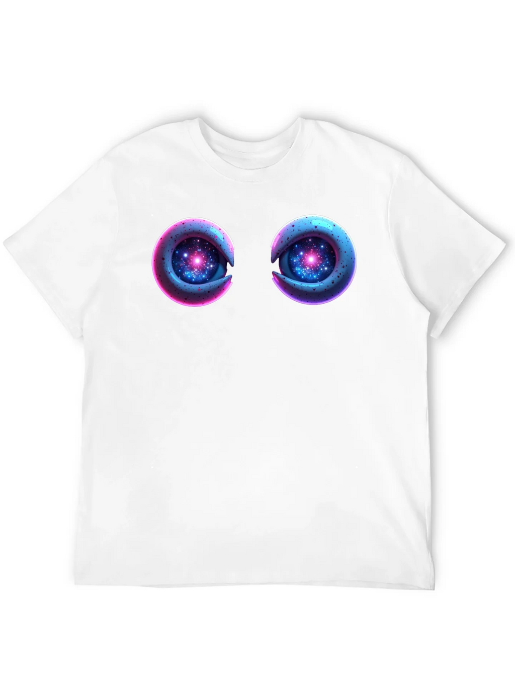 Cosmic Eyes Black Graphic T-Shirt product image 11