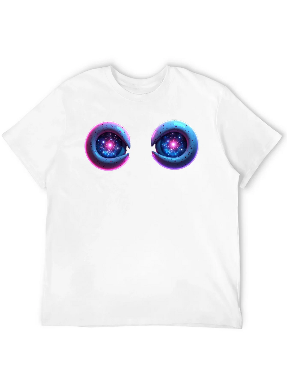 Cosmic Eyes Black Graphic T-Shirt product image 11