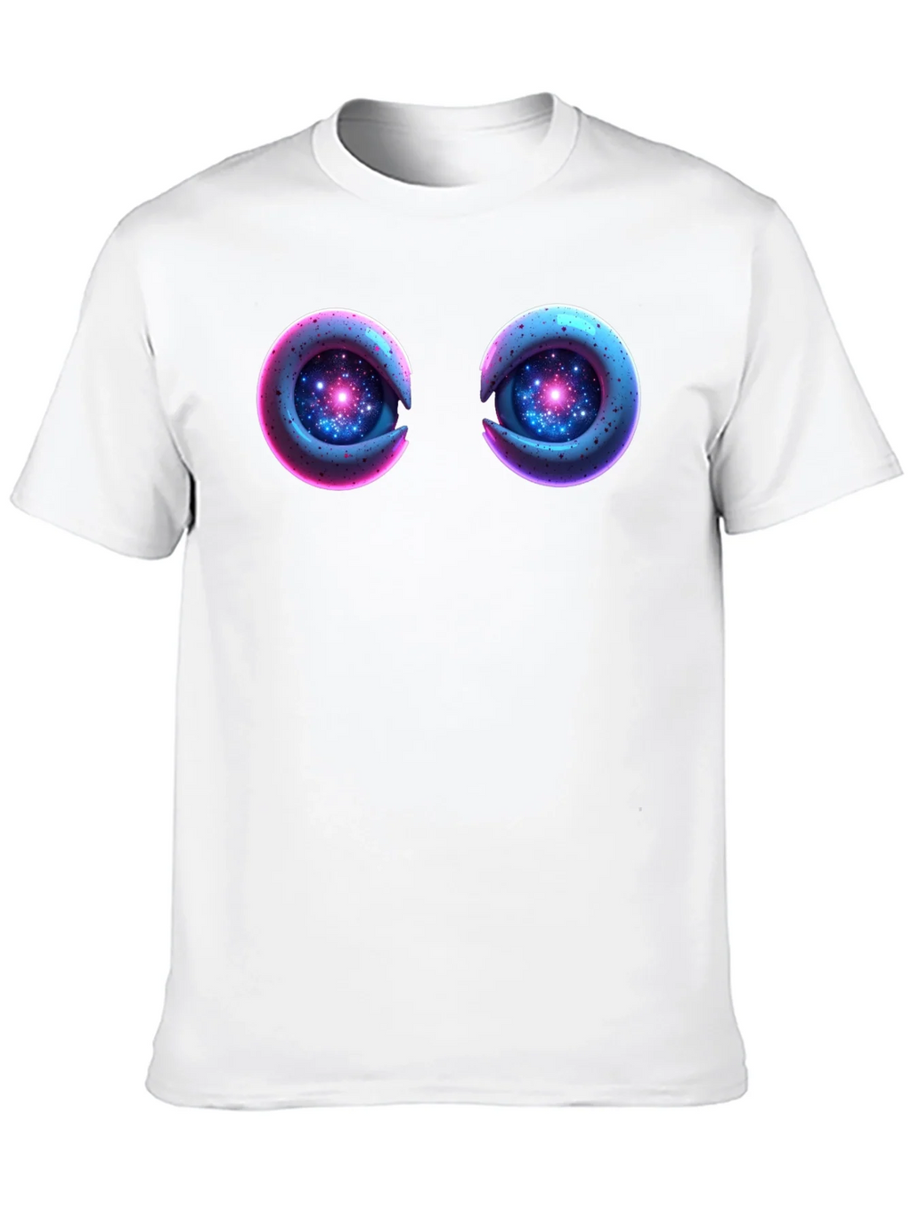 Cosmic Eyes Black Graphic T-Shirt product image 9