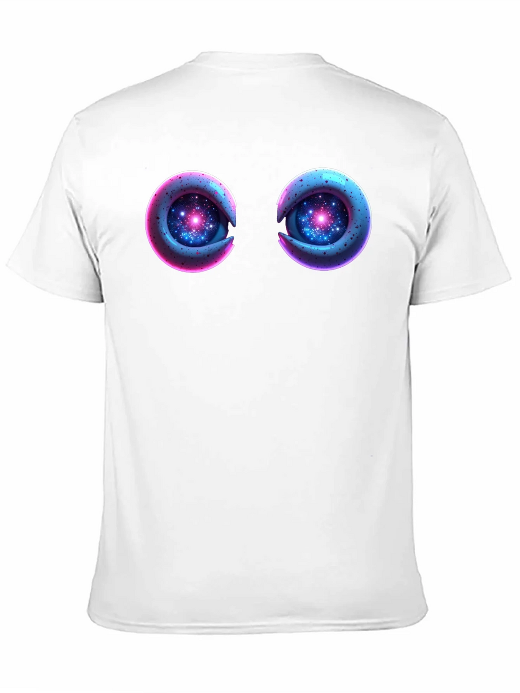Cosmic Eyes Black Graphic T-Shirt product image 10