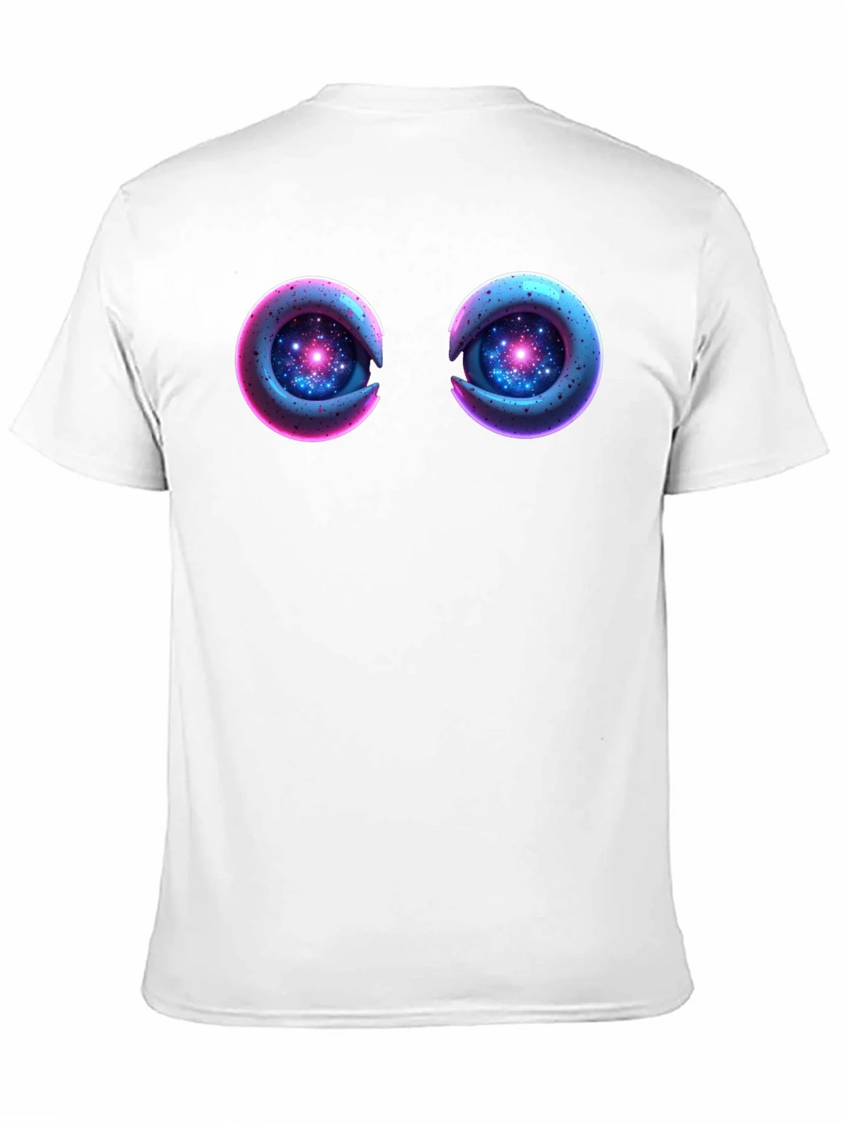 Cosmic Eyes Black Graphic T-Shirt product image 10